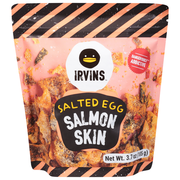 Prepared Meals Irvins Salmon Skin, Salted Egg hero