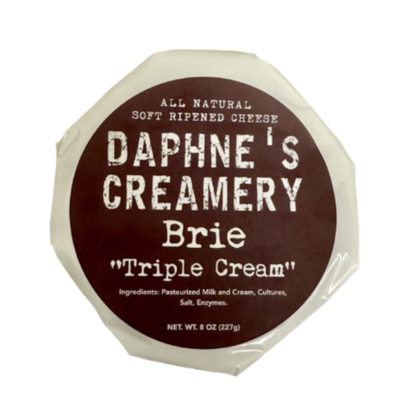 Specialty Cheeses Daphne's Creamery Triple Cream Brie hero