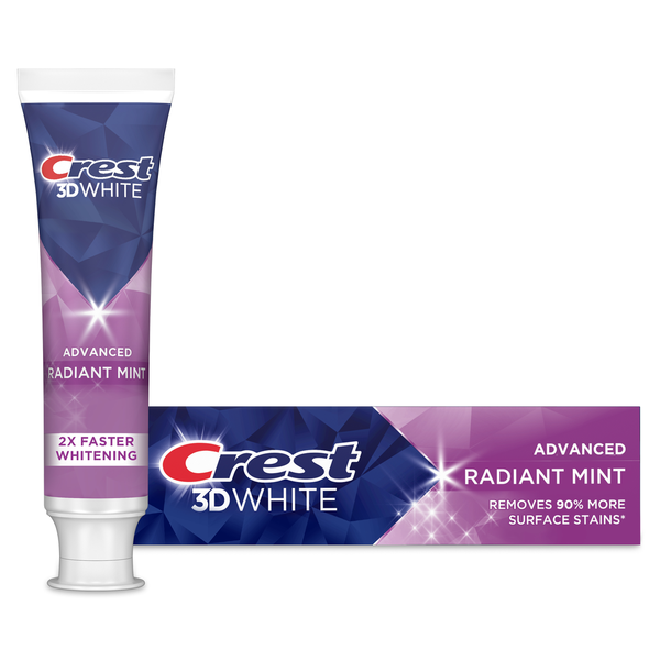 Crest 3D White Advanced Toothpaste, Radiant Mint hero