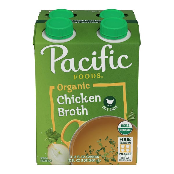 Soup, Broth & Bouillon Pacific Foods Organic Free Range Chicken Broth hero