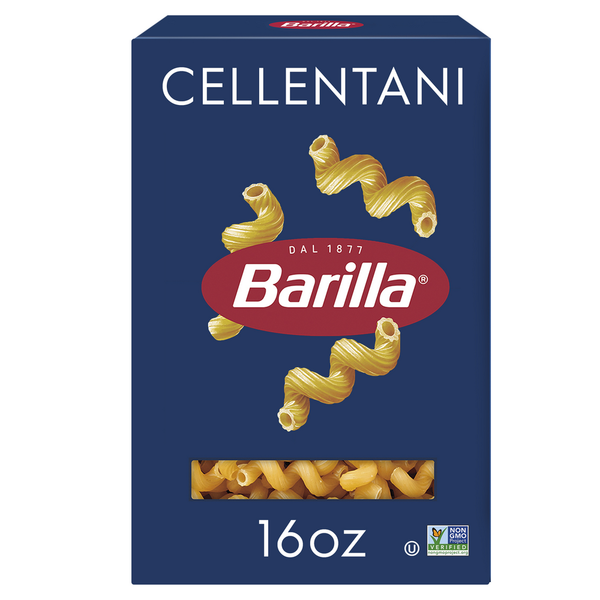 Dry Pasta & Noodles Barilla Cellentani - Non-GMO Pasta Made with Durum Wheat Semolina & Kosher Certified hero