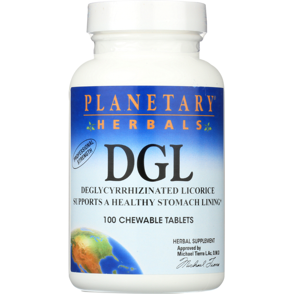 Vitamins & Supplements Planetary Herbals Dgl Licorice 100T hero