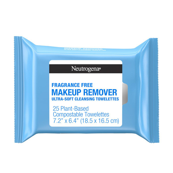 Facial Care Neutrogena Fragrance-Free Cleansing Makeup Remover Face Wipes hero