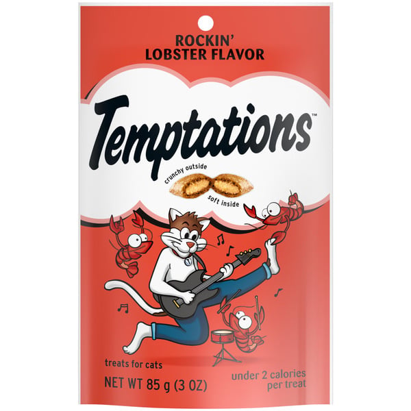 TEMPTATIONS Classic Crunchy and Soft Cat Treats, Rockin’ Lobster Flavor hero