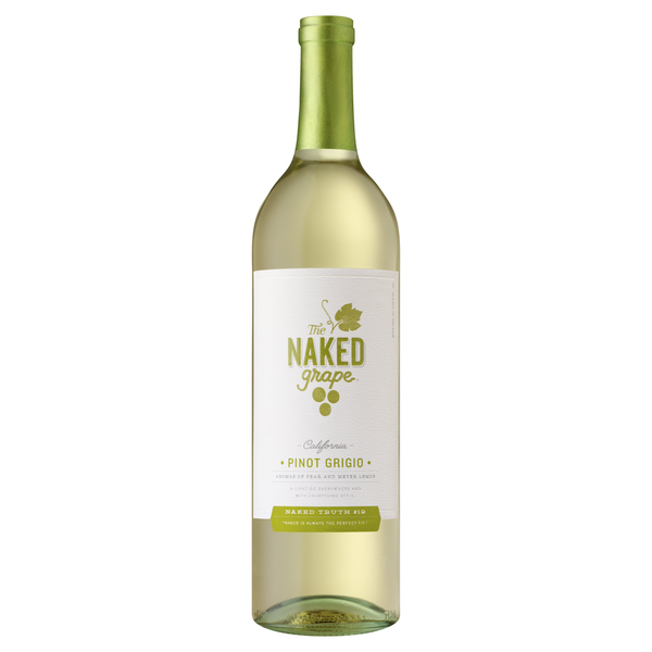 White Wines The Naked Grape Pinot Grigio White Wine hero