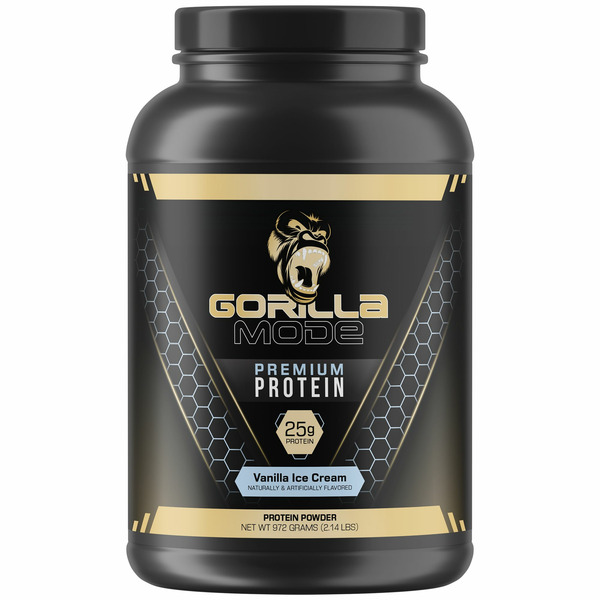 Whey Protein Gorilla Mind Mode Vanilla Ice Cream Protein Powder hero