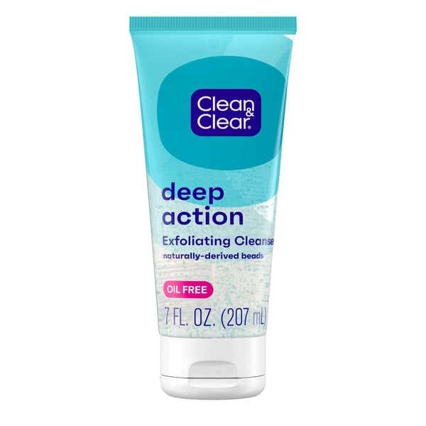 Body Lotions & Soap Clean & Clear Oil-Free Deep Action Exfoliating Facial Wash hero