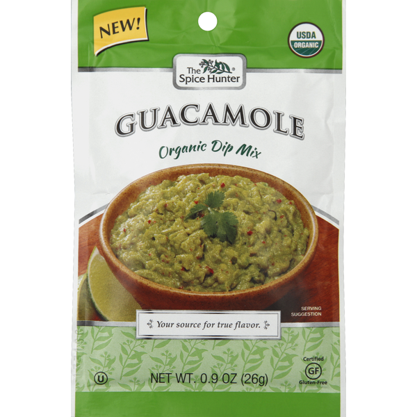 Spices & Seasonings The Spice Hunter Dip Mix, Organic, Guacamole hero