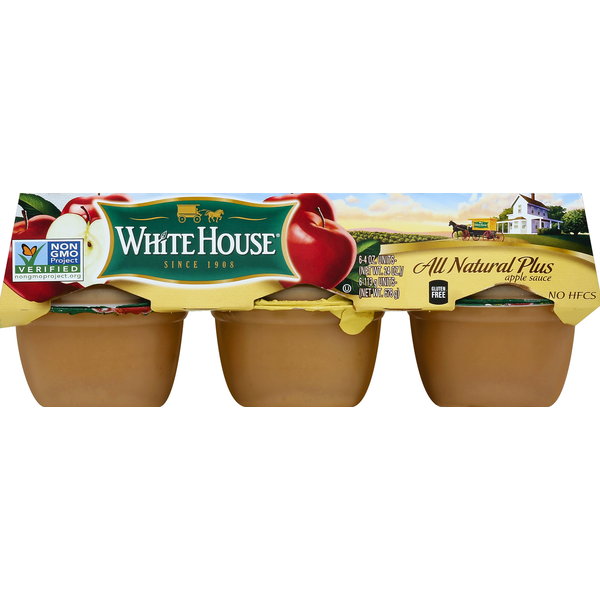 Canned Fruit & Applesauce White House Apple Sauce, All Natural Plus hero