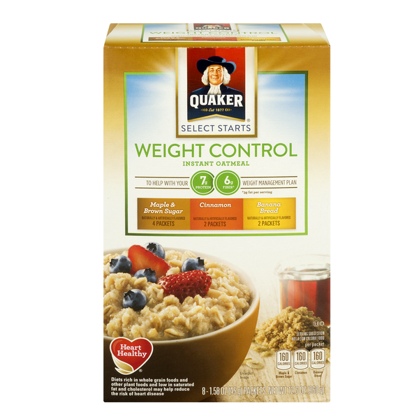 Hot Cereal & Pancake Mixes Quaker Instant Oats Hot Cereal , Variety hero