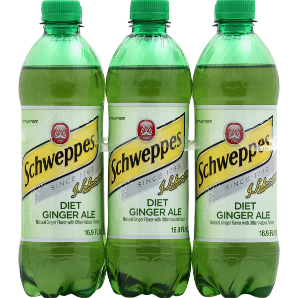 Soft Drinks Schweppes Ginger Ale, Diet hero