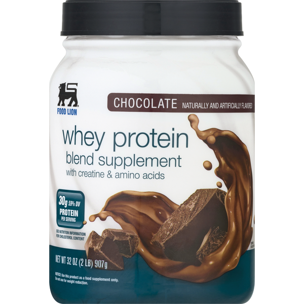 Protein & Meal Replacements Food Lion Whey Protein, Chocolate hero