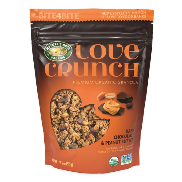 Candy & Chocolate Nature's Path Love Crunch Premium Organic Granola Dark Chocolate & Peanut Butter hero