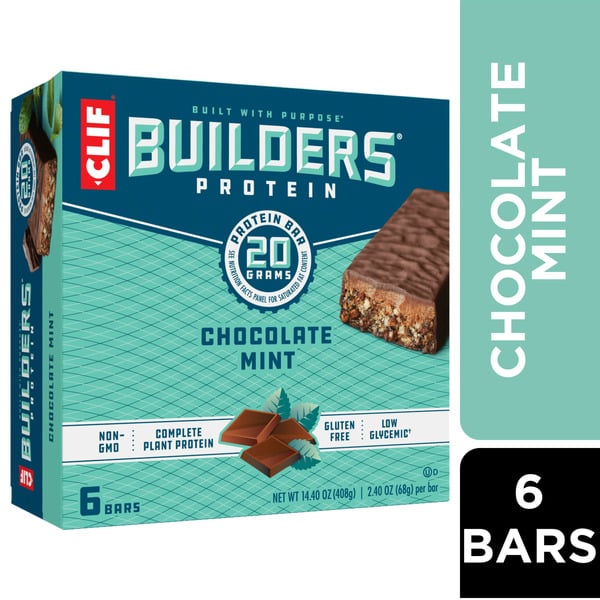 Energy & Granola Bars CLIF BAR Protein Bar, Chocolate Mint hero