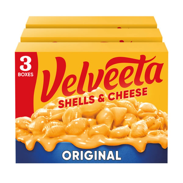 Holiday Items VELVEETA Shells & Cheese Original Mac & Cheese Meal hero