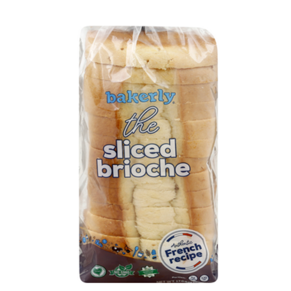 Specialty Breads bakerly Brioche, The Sliced hero