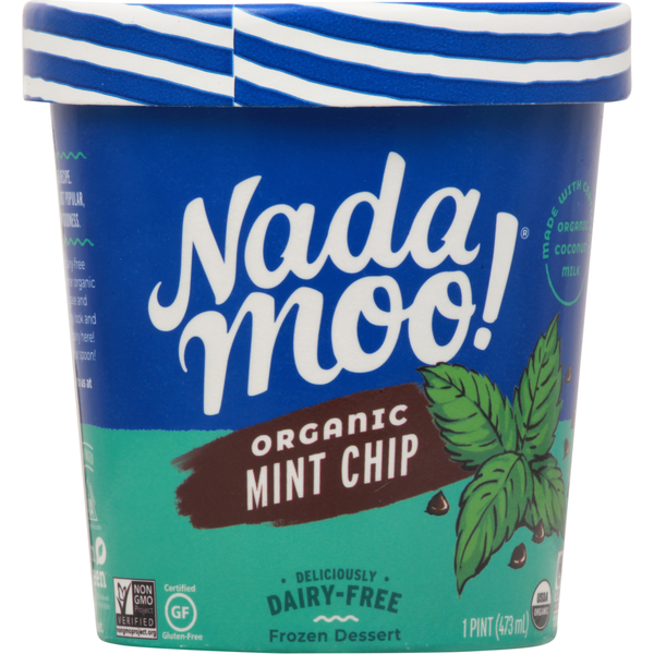 Ice Cream & Ice Nadamoo! Organic Mint Chip Frozen Dessert hero