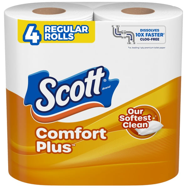 Scott ComfortPlus Toilet Paper, 1-Ply Same-Day Delivery | Family Dollar