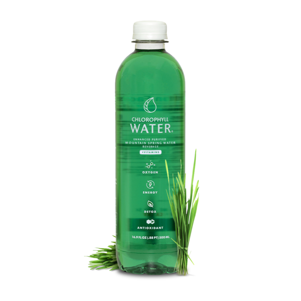 Water, Seltzer & Sparkling Water Chlorophyll Water Purified Mountain Spring Water with Essential VItamins hero