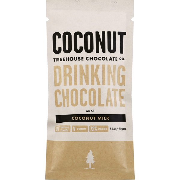 Cocoa & Drink Mixes Treehouse Chocolate Drinking Chocolate, Coconut hero