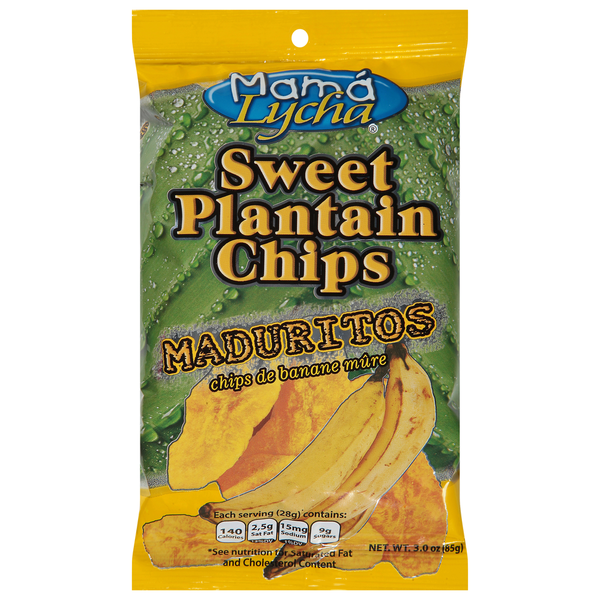 Latino Foods Mamá Lycha Plantain Chips, Sweet hero