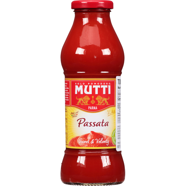 Pasta Sauce Mutti Passata, Sweet & Velvety hero