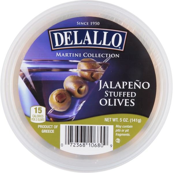 Pickled Goods & Olives DeLallo Olives, Stuffed, Jalapeno hero