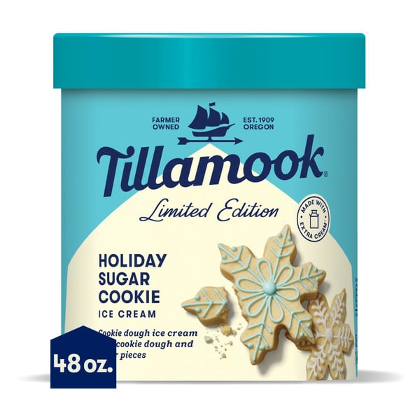 Tillamook Holiday Sugar Cookie Ice Cream hero