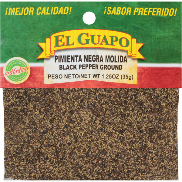 Spices & Seasonings El Guapo® Ground Black Pepper (Pimienta Negra Molida) hero