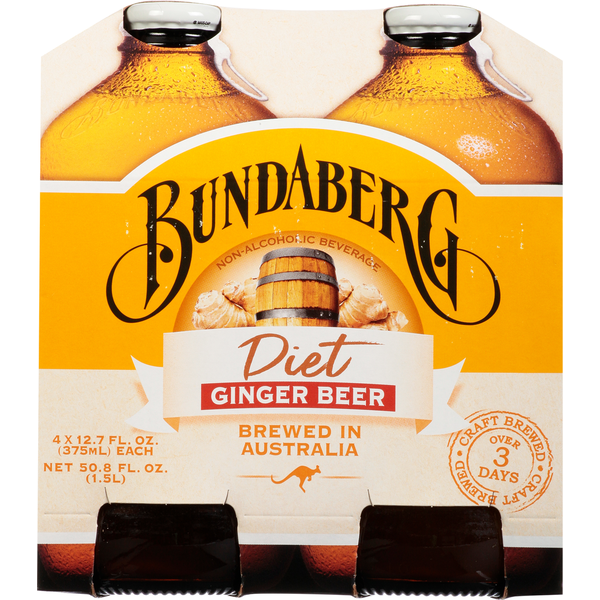 Soft Drinks Bundaberg Ginger Beer, Diet hero