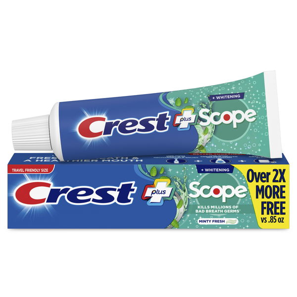 Oral Care Crest Scope Complete Whitening Toothpaste, Minty Fresh hero