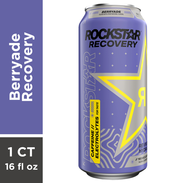 Rockstar Recovery Energy Drink Berryade hero