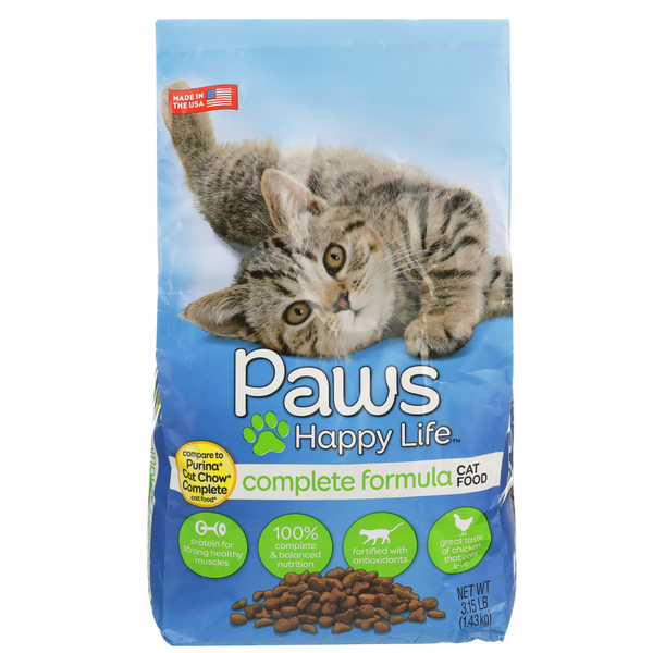 Cat Food & Care Paws Happy Life Chicken Complete Formula Cat Food hero