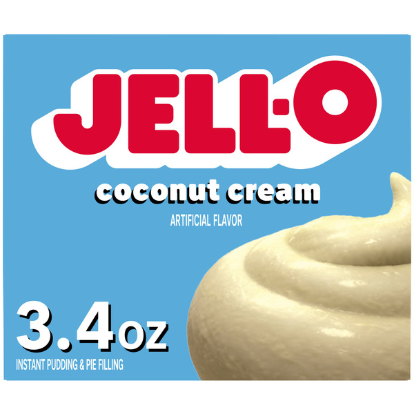 Baking & Supplies Jell-O Coconut Cream Instant Pudding & Pie Filling Mix hero