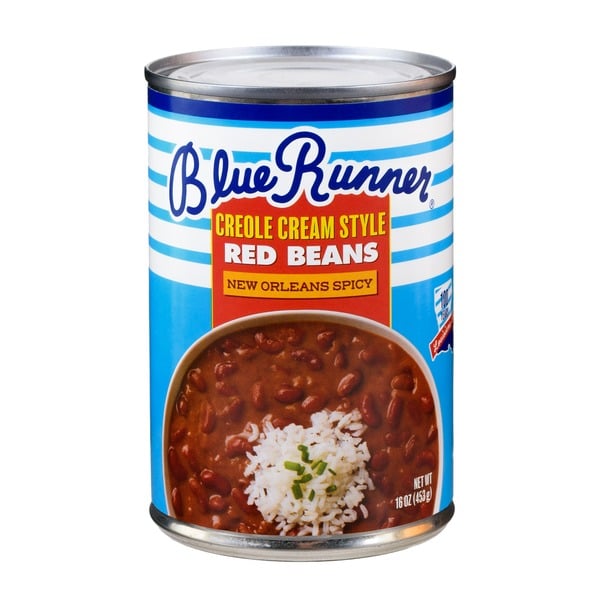 Canned Meals & Beans Blue Runner Foods Creole Cream Style Red Beans, New Orleans Spicy hero