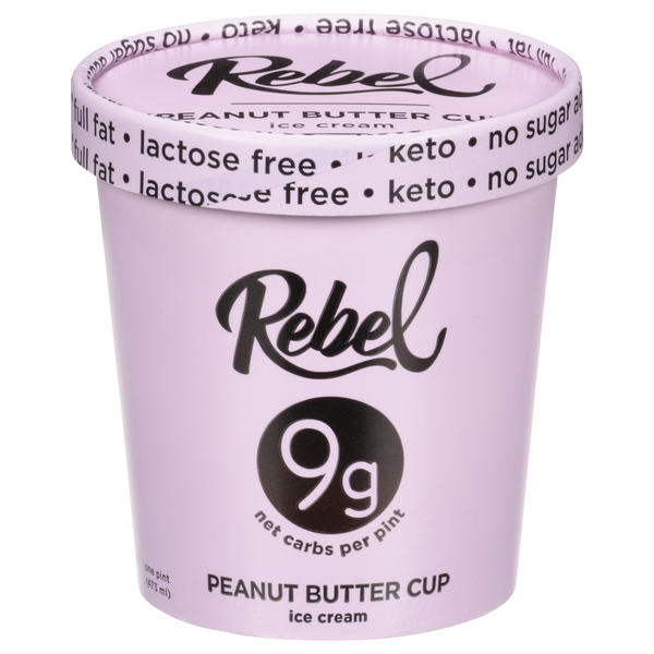 Ice Cream, Gelato & Ice Rebel Ice Cream, Peanut Butter Cup hero