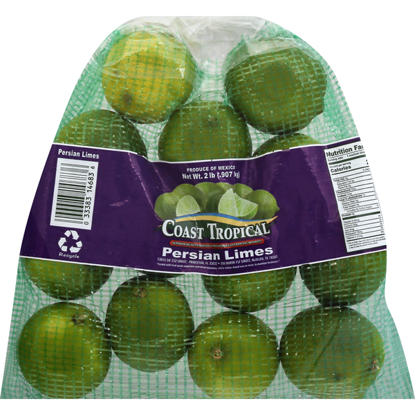 Fresh Fruits Earth Source Coast Tropical Limes, Persian hero