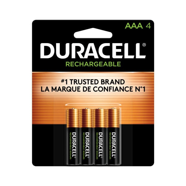 More Household Duracell Rechargeables AAA hero