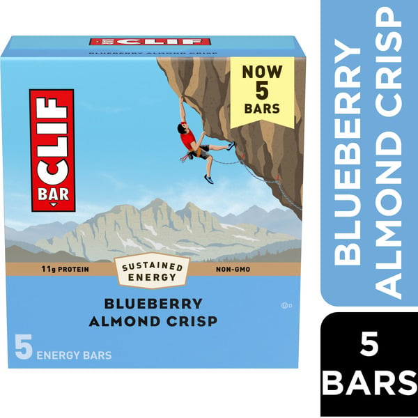 CLIF BAR Blueberry Almond Crisp Energy Bars hero