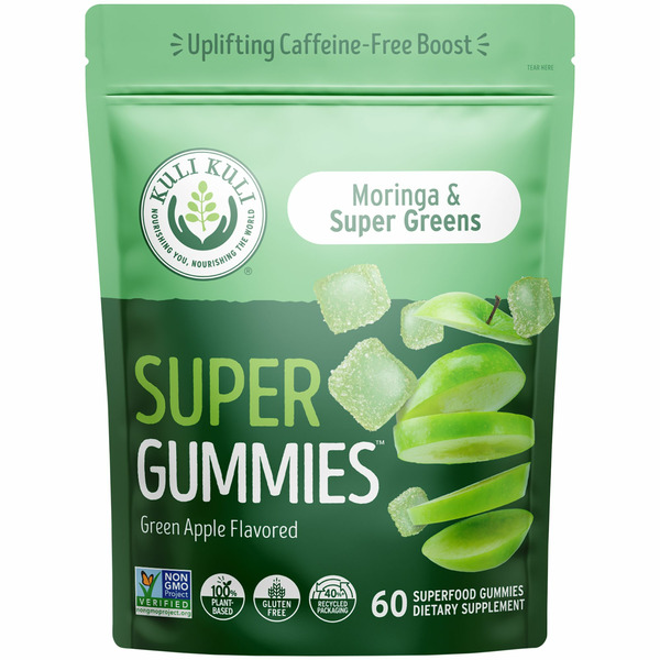 Kuli Kuli Super Gummies, Green Apple Flavored hero