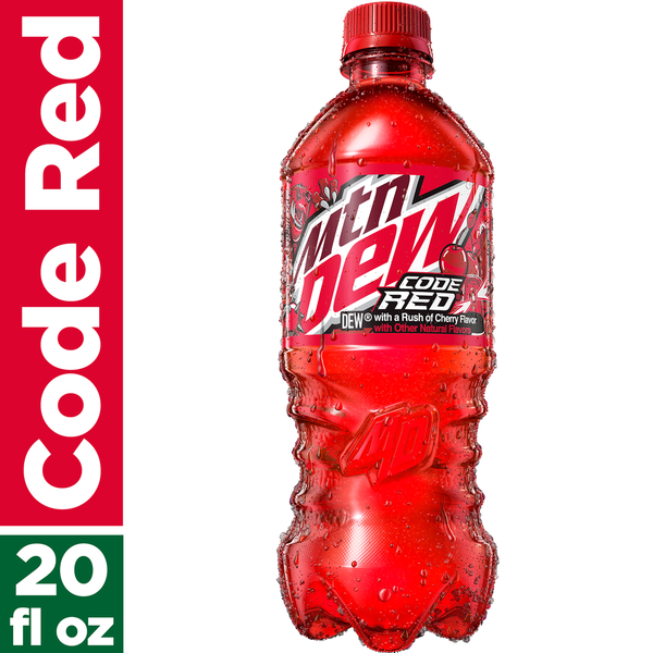 Soft Drinks Mountain Dew Code Red Soda - Pack hero