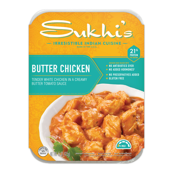 Sukhi's Indian Butter Chicken Family Entree Meal, Mild hero