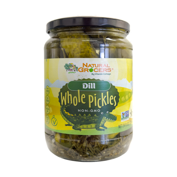 Natural Grocers Organic Whole Dill Pickles hero