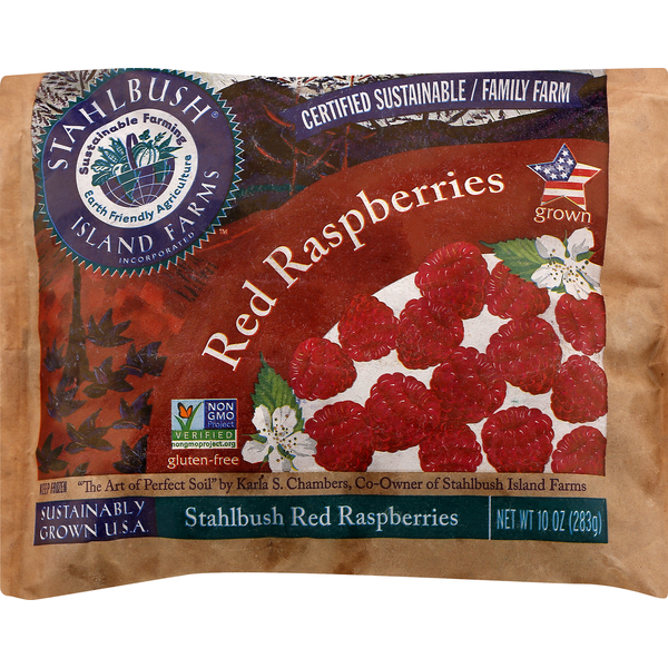 Frozen Produce Stahlbush Island Farms Red Raspberries hero