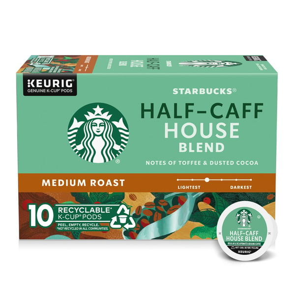 Starbucks Half-Caff Medium Roast K-Cup Coffee hero