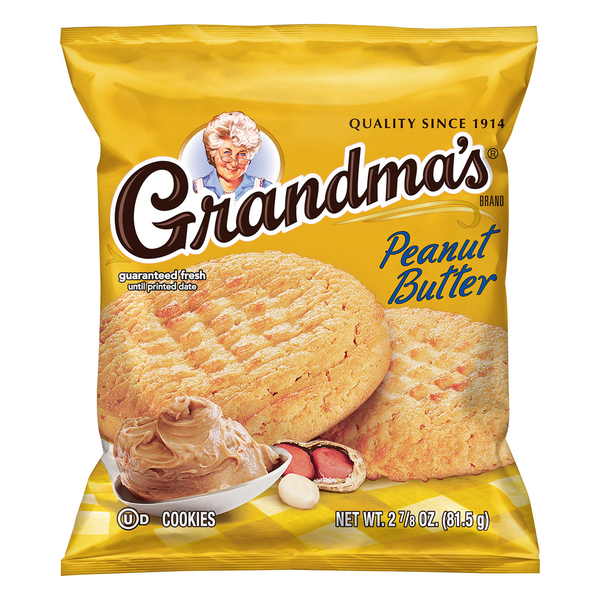 Snacks Grandma's Cookies, Peanut Butter hero