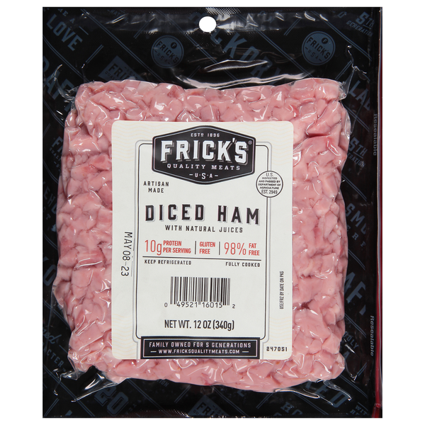 Packaged Meat Frick's Ham, Diced hero