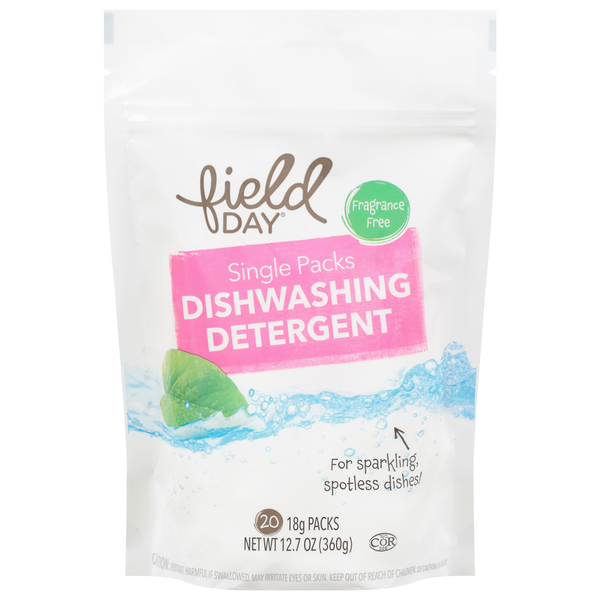 Dish Detergents FIELD DAY Dishwashing Detergent, Single Packs hero