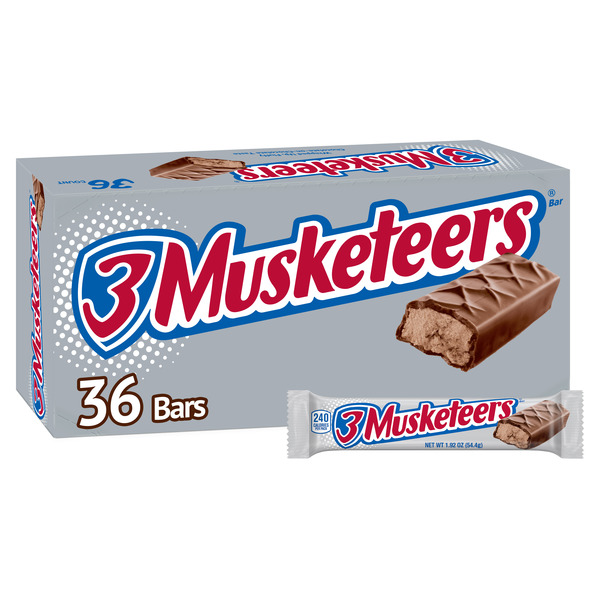 Candy & Chocolate 3 Musketeers Chocolate Candy Bars hero