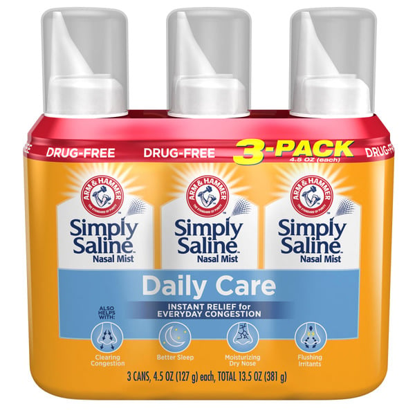 Cold, Flu & Allergy Arm & Hammer Simply Saline Instant Relief Nasal Mist hero